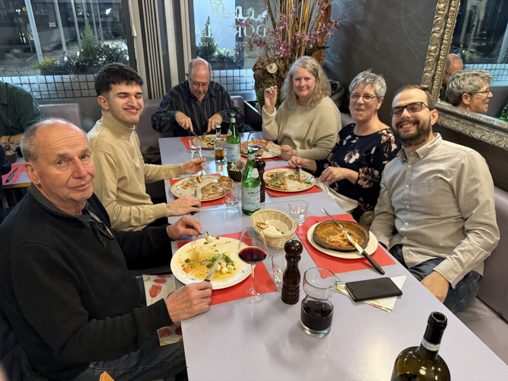 Pizza-Essen nach der HV 2026 der SP Neuenegg